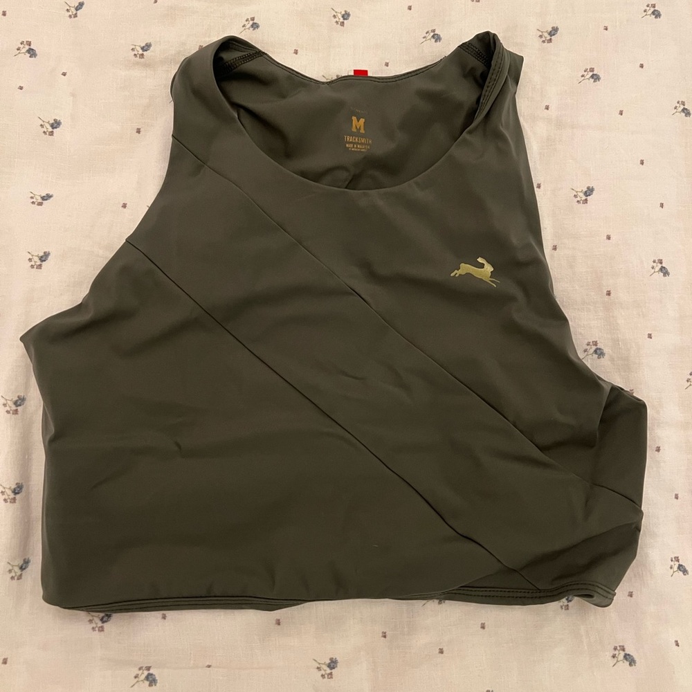 Tracksmith Women’s Bell Lap Top Medium Beetle Green